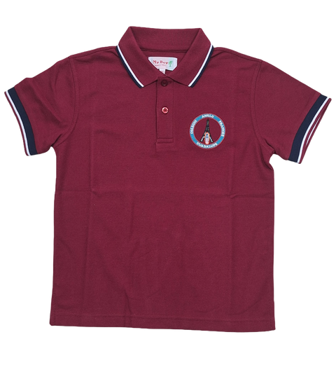 POLO ROJO VINO ANGLO FRANCES GUADALUPE