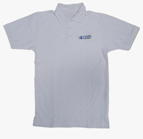 POLO ALGODON CON LOGO UIP-BLANCO