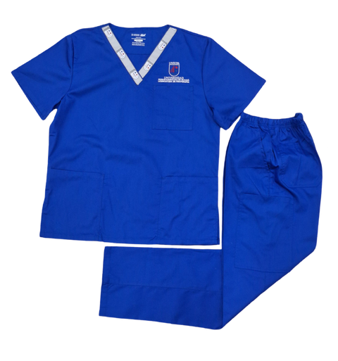 UNIFORME DE FISIOTERAPIA UNHIPA - AZUL ROYAL