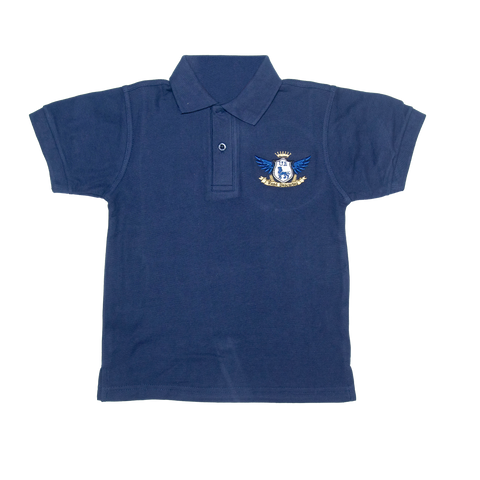 POLO AZUL MARINO COLEGIO RENE DESCARTES