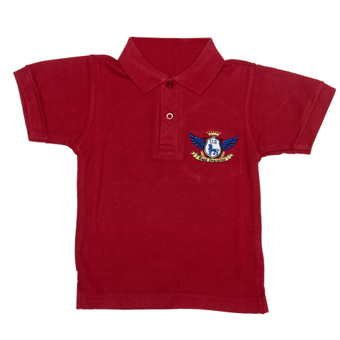 POLO ROJO VINO COLEGIO RENE DESCARTES