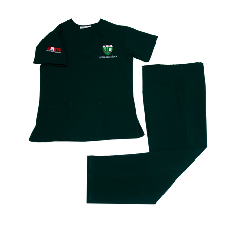 UNIFORME DE TECNOLOGIA MEDICA UAM - VERDE OSCURO