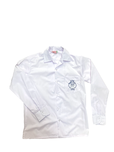 CAMISA BLANCA CON LOGO BRIGHT KIDS