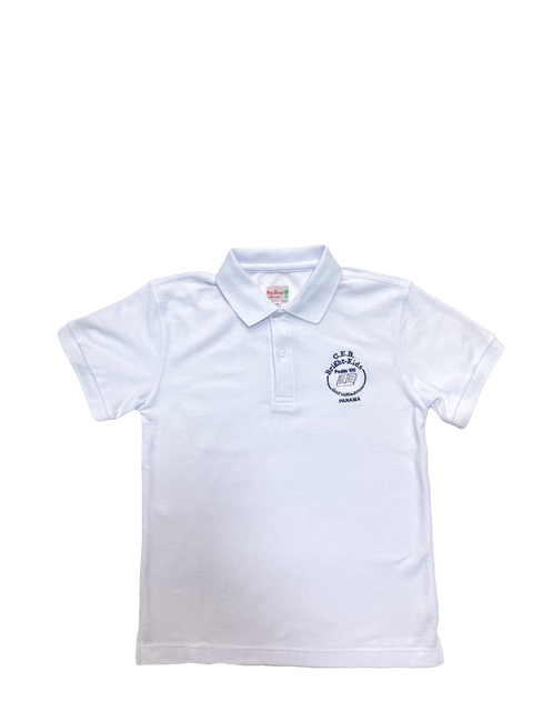 POLO BLANCO BRIGHT KIDS