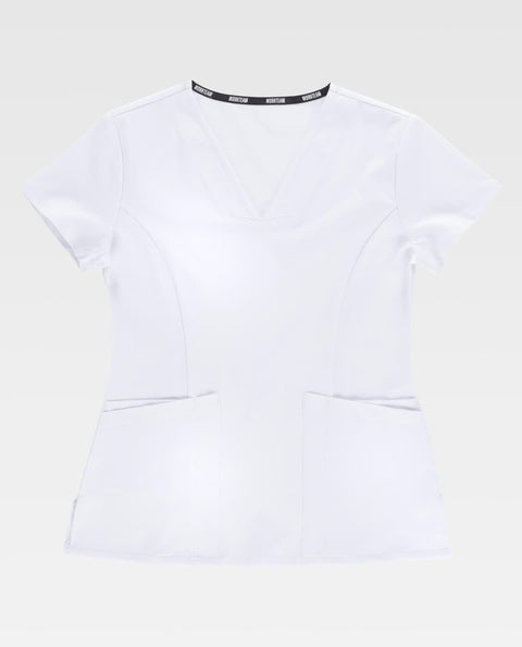 BLUSA V COL/ SOLIDO DAMA B6950