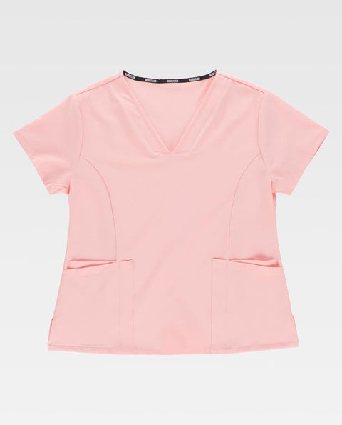 BLUSA V COL/ SOLIDO DAMA B6950