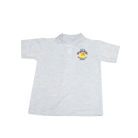 POLO GRIS BRIGHT KIDS LOGO ESTRELLA