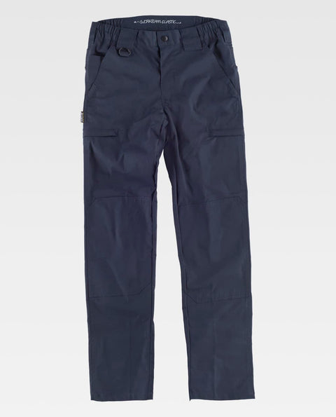 PANTALON LARGO ESTILO CARGO B4033